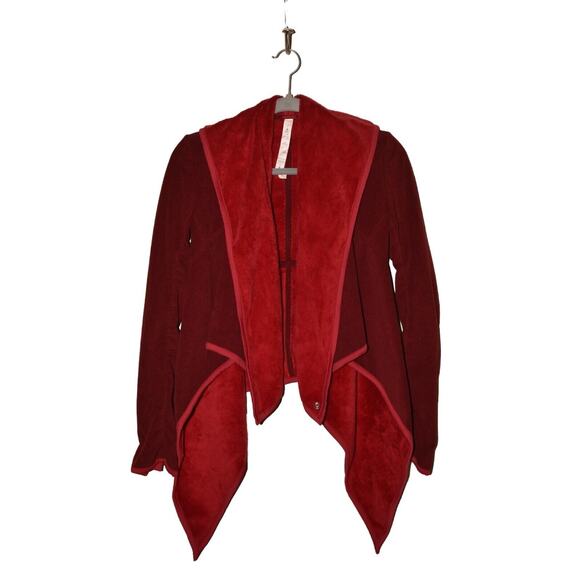 LULULEMON $128 Presence of Mind Jacket Deepest‎ Cranberry Size 2 - Picture 1 of 4